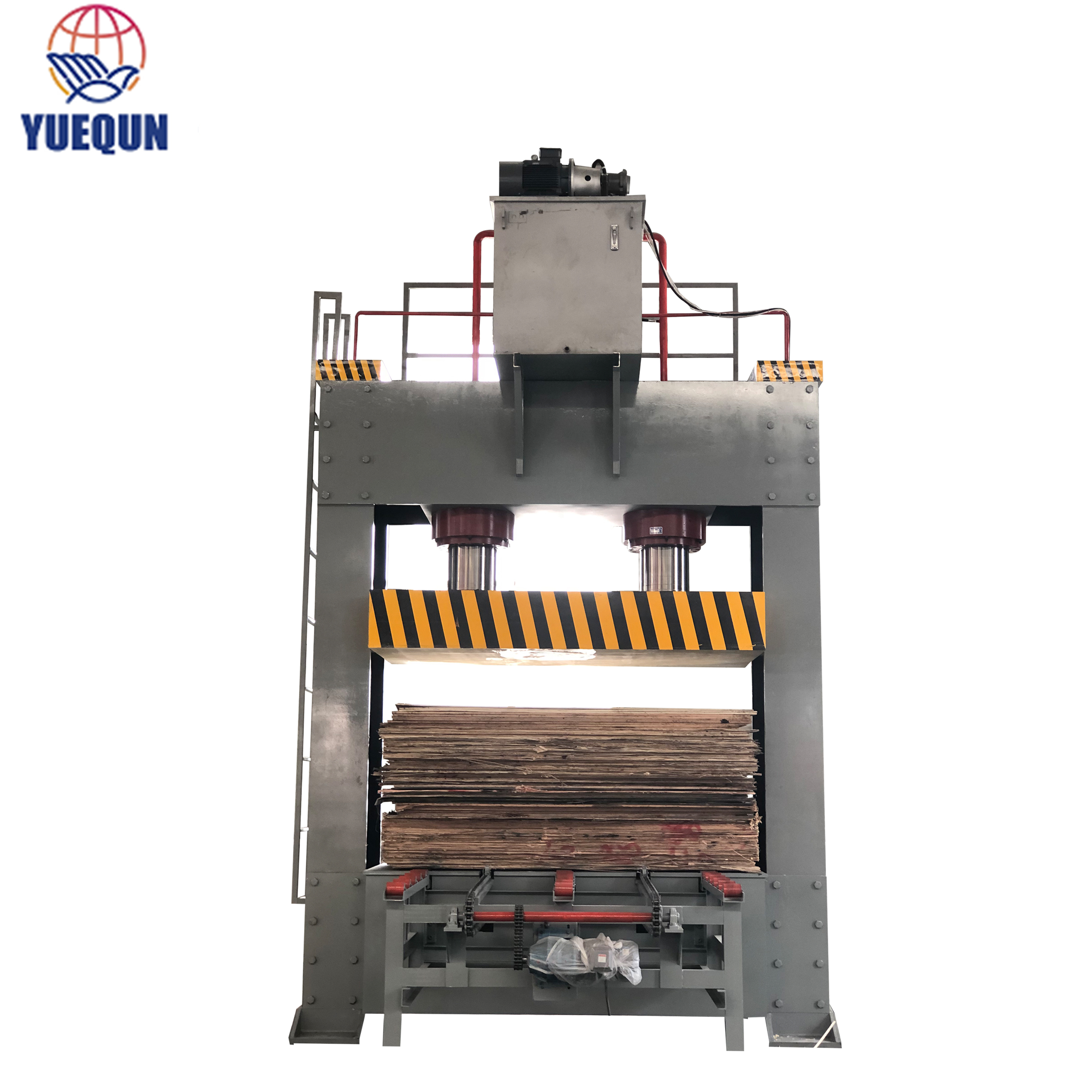 Máquina de prensado en frío de chapa de madera de 400 toneladas para línea de producción de madera contrachapada