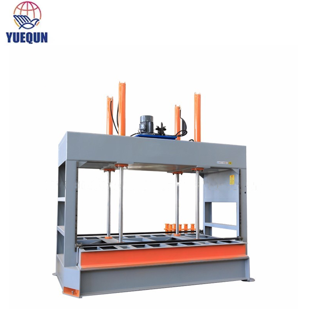 Máquina de prensa hidráulica de madera, máquina laminadora de madera contrachapada, máquina de prensado en frío para puertas de madera para carpintería