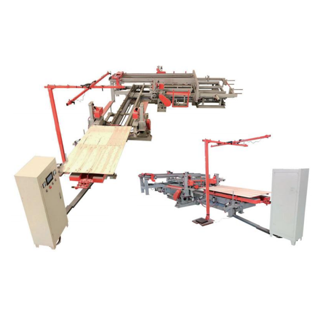 Máquina de sierra de corte de recorte de borde de madera contrachapada personalizada automática