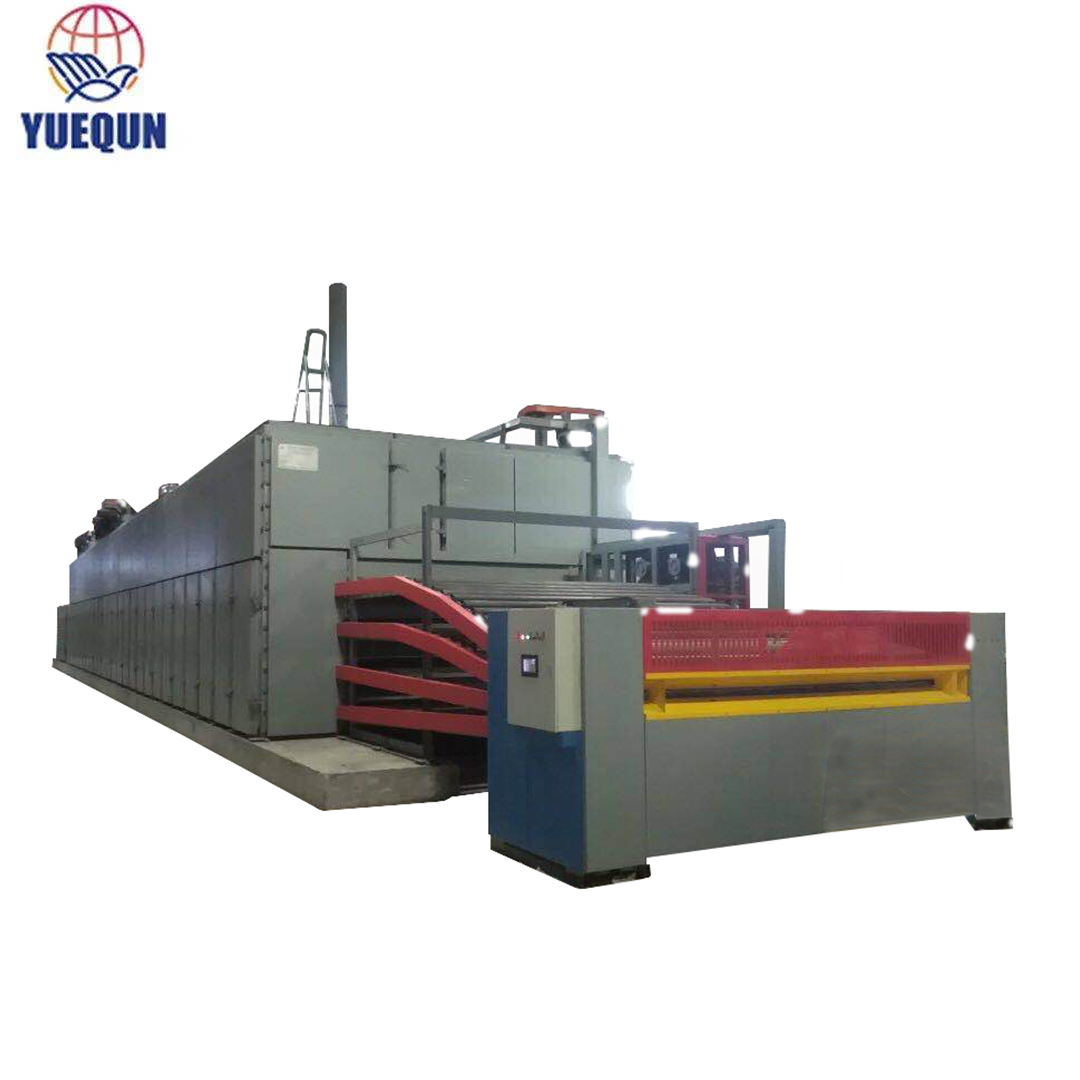 Máquina de madera contrachapada de la mejor calidad, secador de prensa en caliente para chapa de núcleo