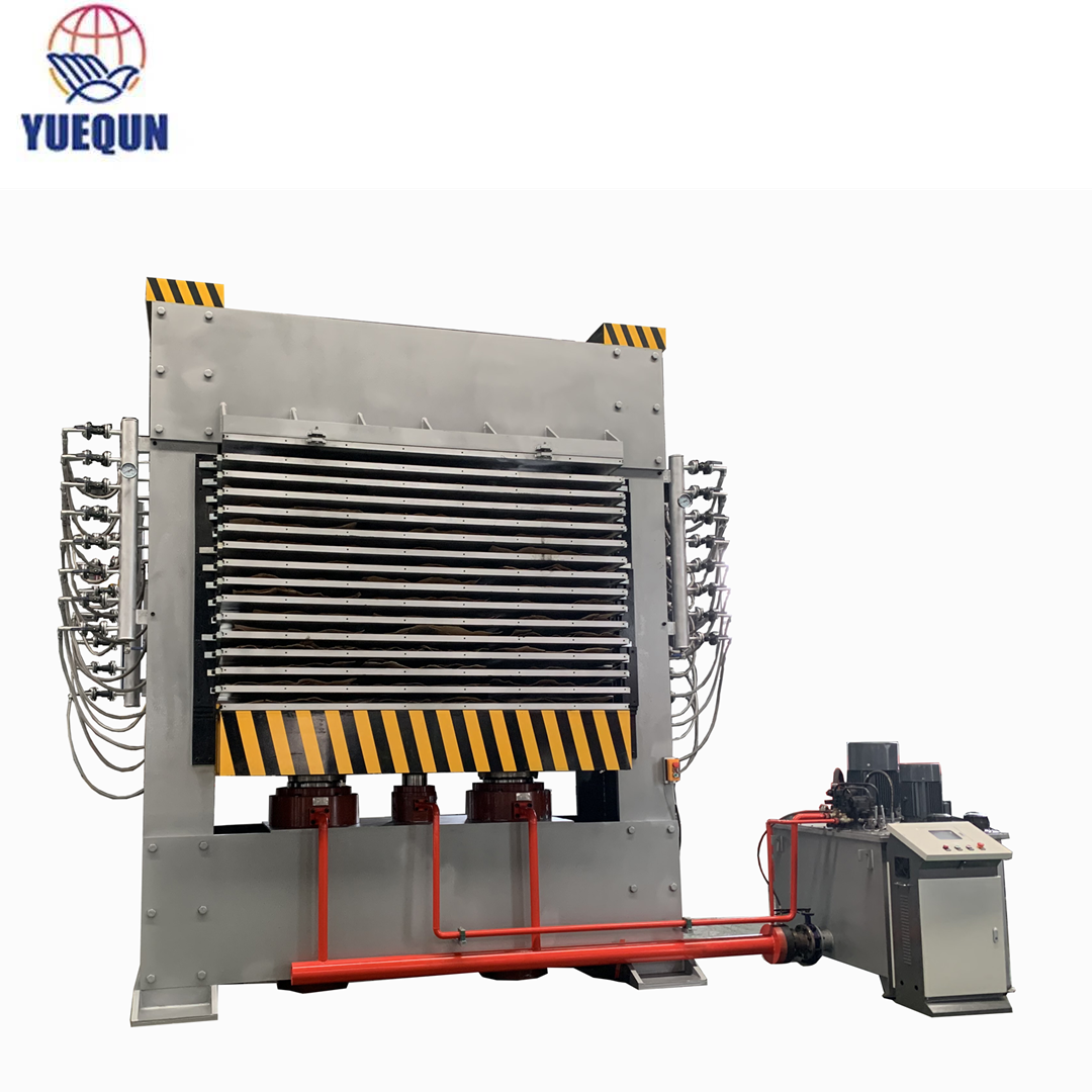 Prensa hidráulica en caliente de 500T para máquina de fabricación de madera contrachapada